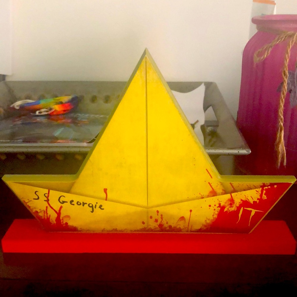 Stephen Kings IT,SS Georgie,book holder,decoration